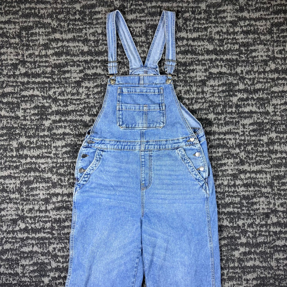 Celebrity Pink Overalls Womens Medium Blue Denim Medium Wash Bib CJ80518DY01W